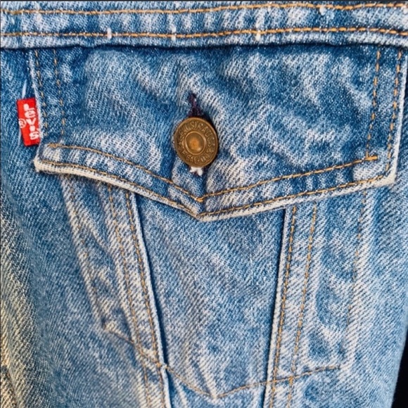 Vintage Levi’s Trucker Jacket Medium Wash … - Picture 5 of 8